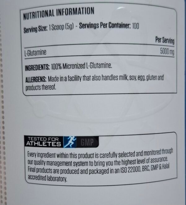 APPLIED NUTRITION L-GLUTAMINE - Image 2