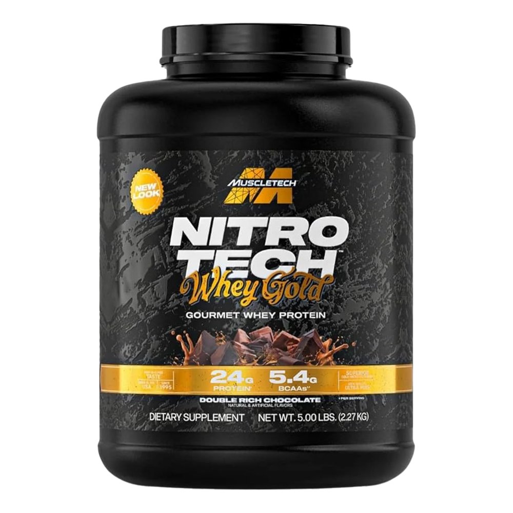 MuscleTech Nitro Tech Whey Gold 2.27kg - Double Rich Chocolate