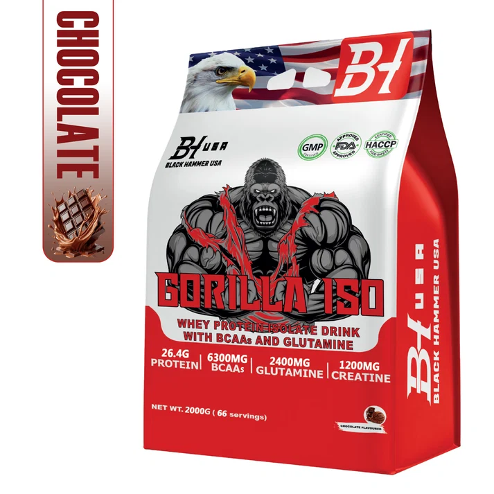 BHN Gorilla Iso Whey 2000g - Chocolate