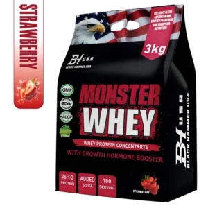 BHN Monster Whey 3000g - Strawberry