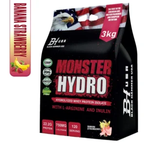 BHN Monster Hydro Whey 3000g - Banana Strawberry